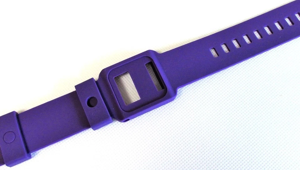 Purple Silicone Skin Watch Band Wrist Strap Cover Apple iPod Nano 6th generation - Image 3 of 4