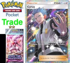 Pokemon TCG Pocket Trading  Trainer Cyrus [Full Art] Pack Space-time A2