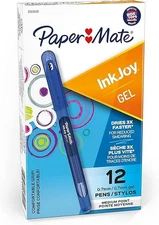 Paper Mate InkJoy Gel Ink Stick Pens Dozen
