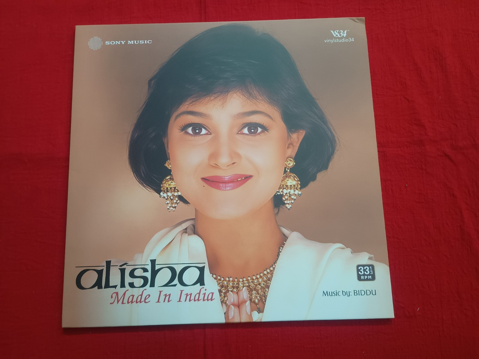 Made In India Alisha Chinai Synth Pop Bollywood Hindi Song LP Vinyl Record Mint