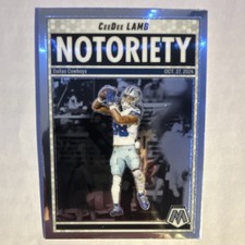 Panini 2025 Mosaic Notoriety CeeDee Lamb #8 Dallas Cowboys Football