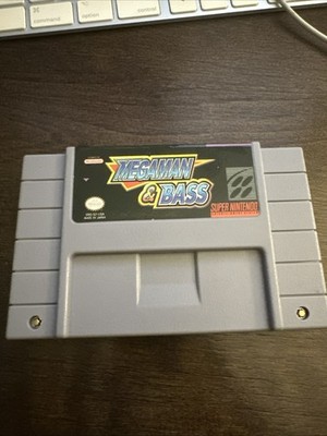 Mega Man & Bass SNES 16-Bit Rom Game Cartridge USA NTSC English