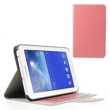 Custodia flip custodia tablet per Samsung Galaxy Tab 3 Lite 7.0 3G / SM-T111 rosa rosa