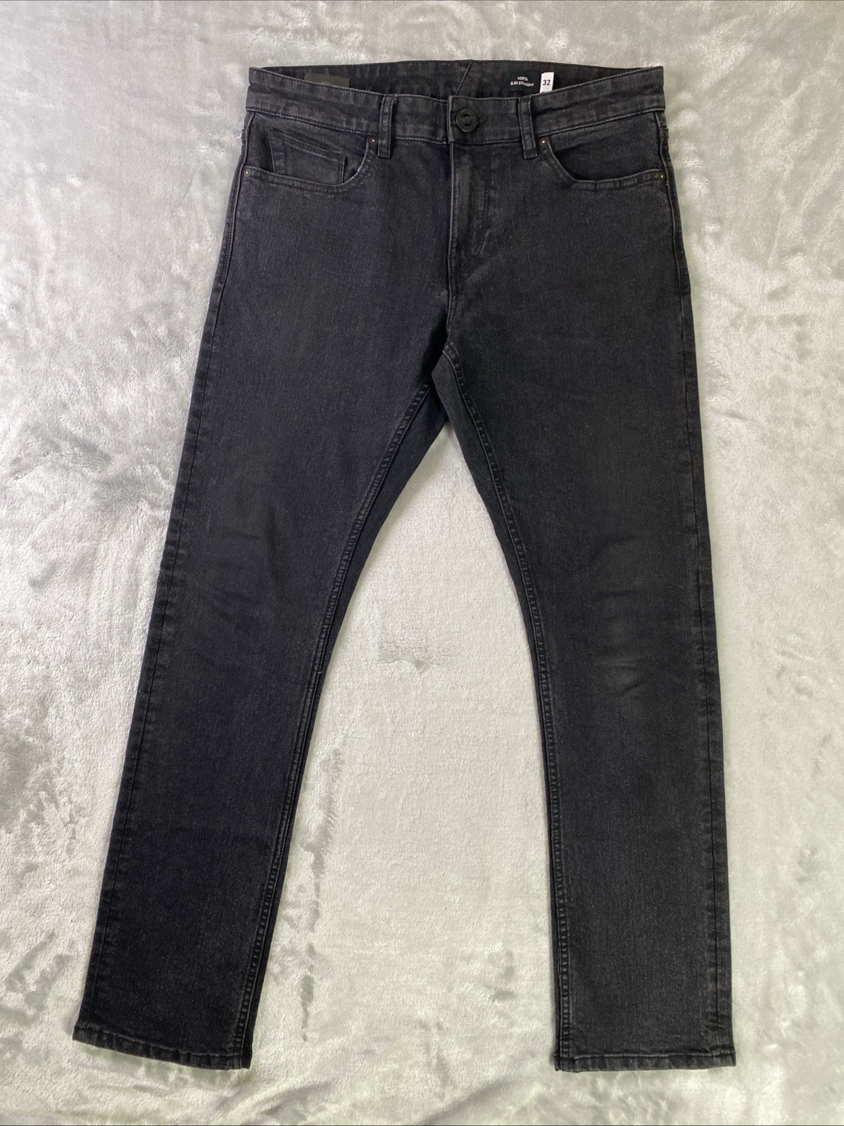 S 32x30 Black Stretch Denim Casual
