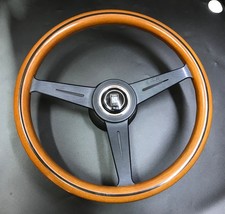 Genuine OEM  " NARDI "  MAZDA MX5 Mk1  365mm 3 Spoke Woodrim Steering Wheel (B8)
