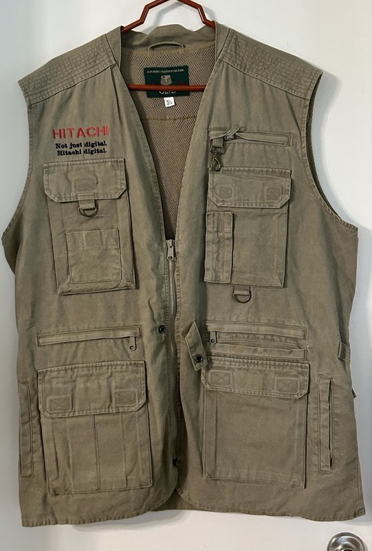 Vintage Orvis Vest Hunting Fishing Travel Safari Film Photography Mens XL - EUC
