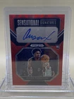 2023 Prizm AUSAR THOMPSON Choice Red Sensational Signatures Rookie Auto 37/40