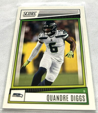 2022 Panini Score Football Quandre Diggs Seattle Seahawks base card #177