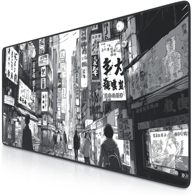 Titanwolf Gaming Mauspad, 900x400, Manga abwaschbar rutschfest