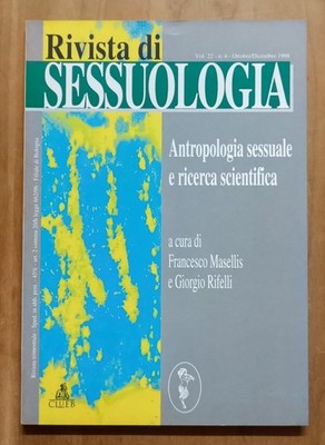 Zeitschrift für Sexualwissenschaft: Sexualanthropologie und wissenschaftliche Forschung v. 22 1998
