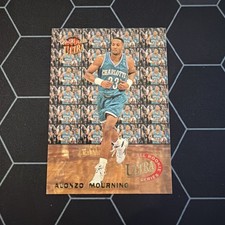 92-93 Fleer Ultra Basketball Alonzo Mourning All Rookie Team Insert Card ref#333