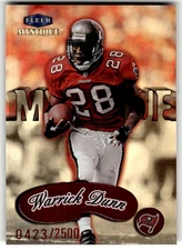 1999 Fleer Mystique Warrick Dunn #/2500 #159