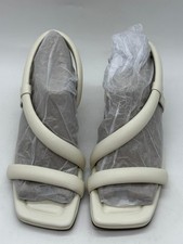 Vince Coline Sandals Womens Sz 6 M Marble Crew Leather Slip On Pointed Toe