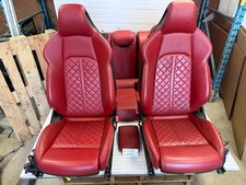 18-23 Audi S5 A5 Rs5 B9 Red Leather Front Rear Seats Heated Massaging W Panels