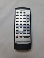 Rare Sharp RRMCG0358AWSA Remote Control Audio System