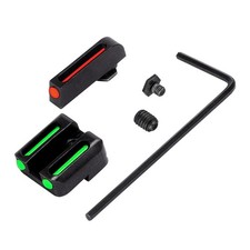 Fiber Optic Sight Red Front  Green Rear Sight for Glock 42,43,43X,48  Incom...
