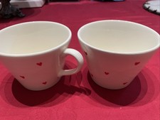 2 Large Coffee Tea Mugs By Sainsbury’s