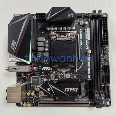 For   MPG Z390I GAMING EDGE AC Motherboard LGA1151 DDR4 Mini-ITX Mainboard *tn