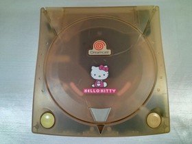 Sega Dreamcast Console Hello Kitty Skeleton Pink HKT-3000 Tested Sanrio s0919M