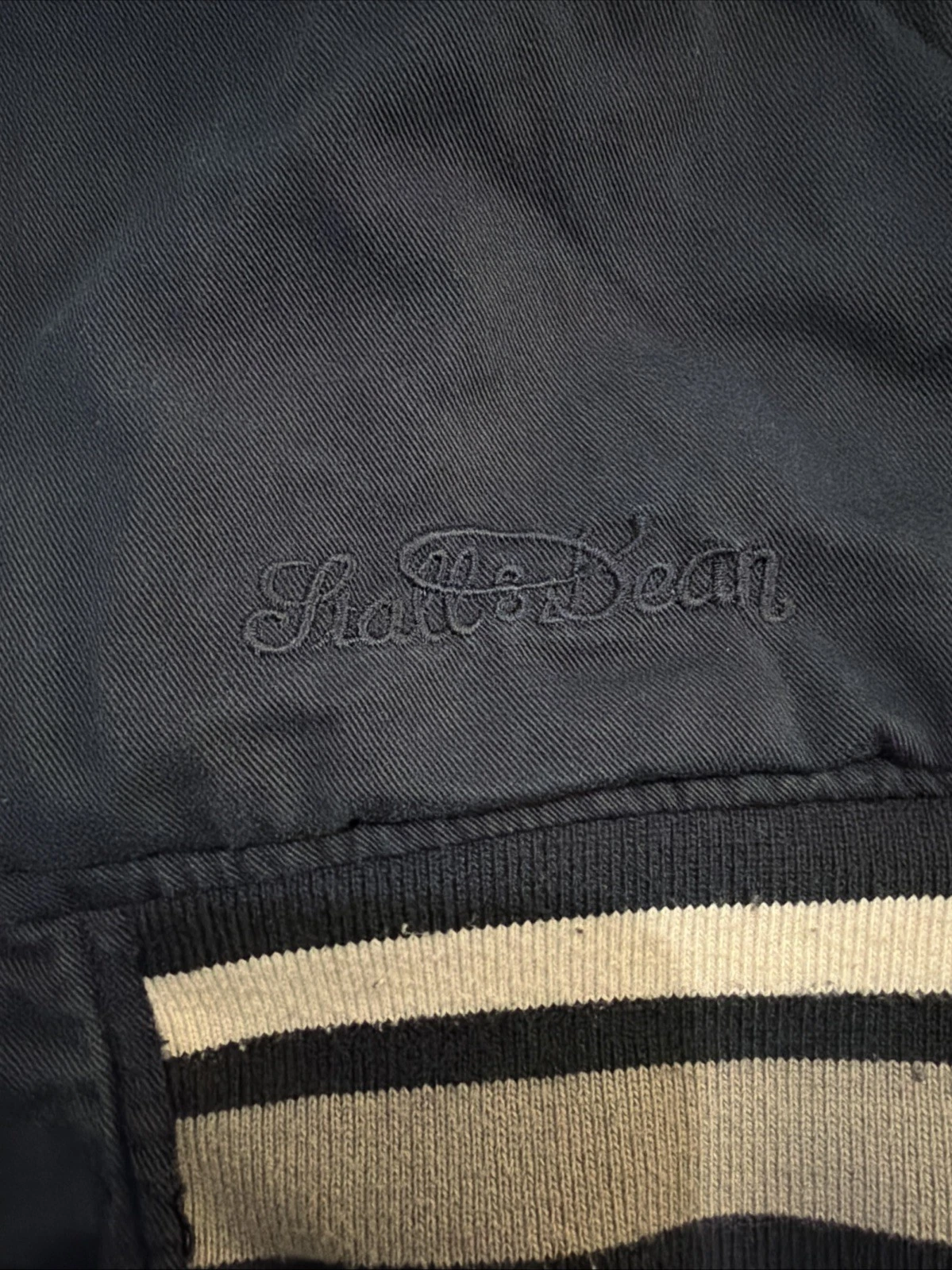 Vtg Stall & Dean Ivy League Yale Bulldogs Jacket Sz 4XL Navy Varsity - product detail image 7