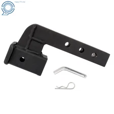 Trailer Hitch Riser For 2 Inch Receivers with 4 Inch Rise / Drop 7500lbs