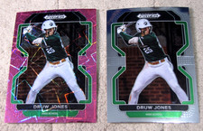 2022 Panini Prizm Draft Picks Prizms #PDP2 Druw Jones Neon Pink Velocity & Base