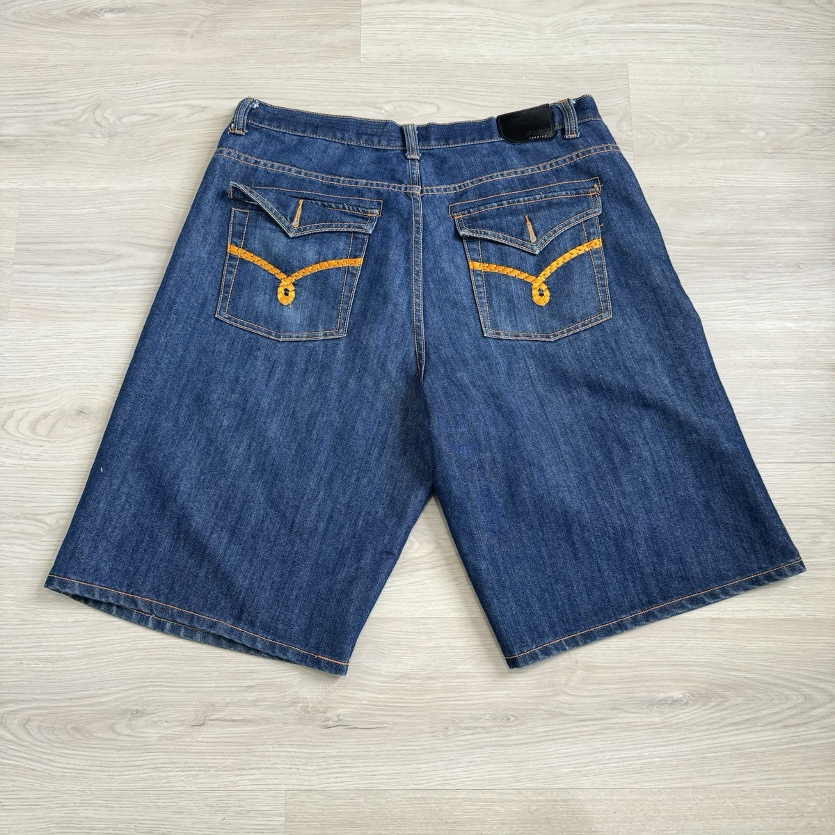 Vintage 90s 2000s Dark Blue Denim Pj Mark Y2K Jorts Shorts Jean