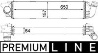 Mahle LadeluftküHler FüR Renault Trafic III Kasten 1.6 Dci 120 Opel Vivaro