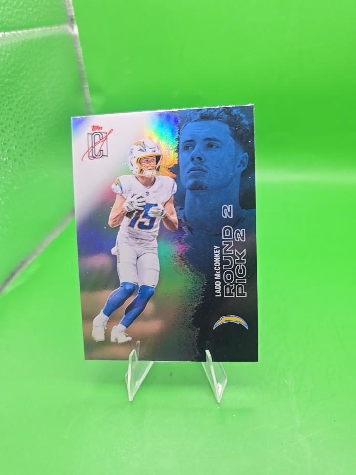 2025 Topps Signature Class- Ladd McConkey Chrome #81 Los Angeles Chargers