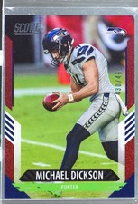 2021 Score Michael Dickson Dots Red /460 #272 Seahawks