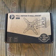 Pipishell Full Motion TV Monitor Wall Mount Bracket Swivel Tilt Extension