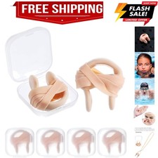 6 Pieces Swimming Nose Clip Latex Gel Nose Plugs for Swimming Swimmer Accesso...