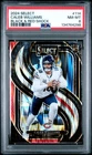 2024 Panini Select Caleb Williams Black & Red Shock #114 PSA 8