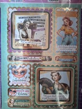 Hunkydory Here Come The Girls Luxury Topper Set "Forever Divas"