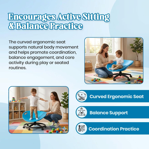 220lbs Sensory Spinning Chair for Autistic ADHD Special Needs Kids Sit Spin Toy - Picture 14 of 22