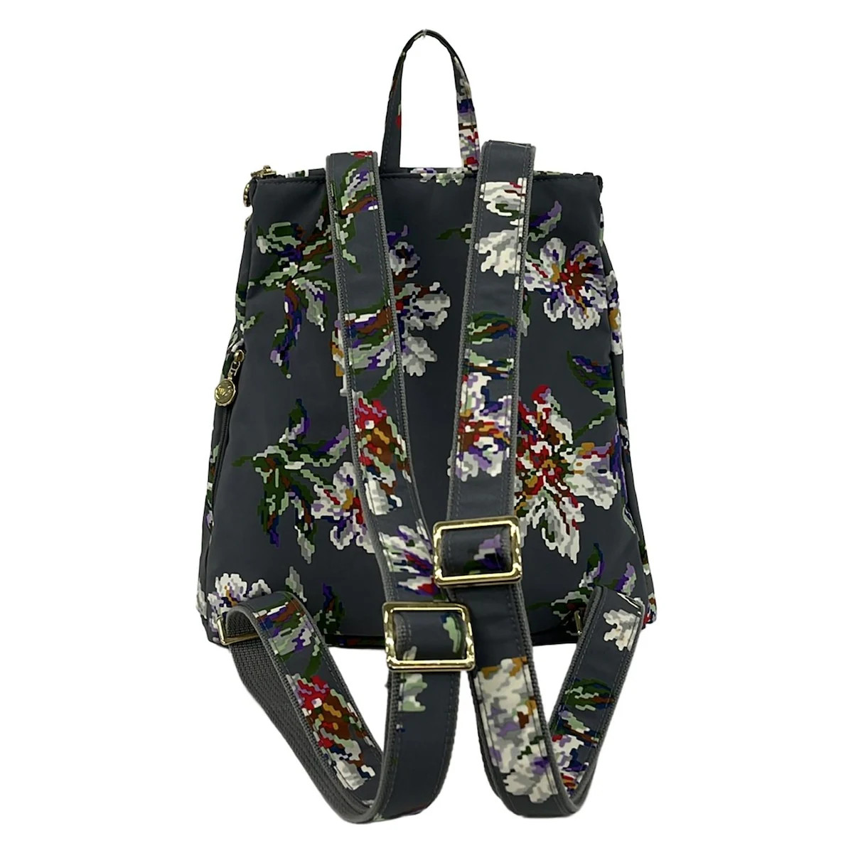 FEILER - Gray White Multi Nylon Backpack - image 3