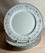 4 Lenox Bluets 10 1/2" Dinner Plates
