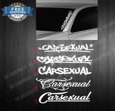 Carsexual 22 Windshield Decal Sticker Jdm Car Usdm Suv Euro Kdm Carsexual 22 Windshield Decal Sticker Jdm Car Usdm Suv Euro Kdm