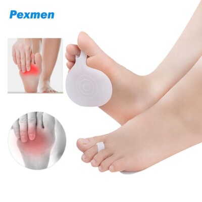 2 x Gel Mittelfußschmerzen Fußballen Schmerzkissen Pads Einlegesohlen Vorfußstütze