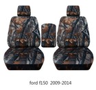 Front set seat covers fits FORD F150 TRUCK 2009-2014 buckets with console lid