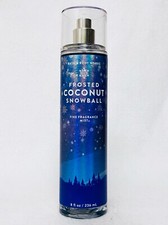 1 Bath  Body Works FROSTED COCONUT SNOWBALL Fine Fragrance Mist Body Spray 8 oz