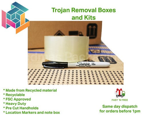 Removal Packing box STRONG LARGE QUALITY Cardboard House Moving Boxes - Picture 15 of 34