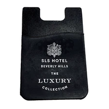Cell Phone Pocket Adhesive Sleeve Card Holder Beverly Hills Promo Luxury Hotel n