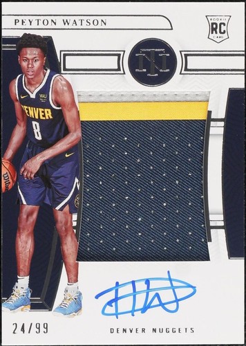 2022-23 Panini Revolution RC Galactic SSP Peyton Watson Nuggets 