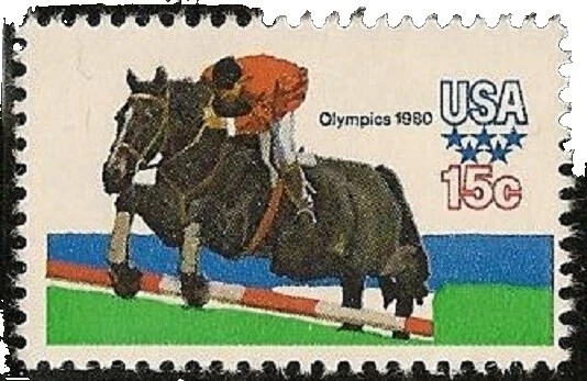 Equestrian United States Stamps