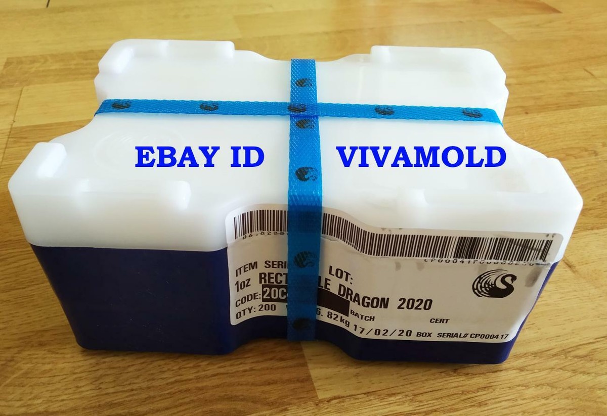 1 $ AUSTRALIA 2020 🔴 1 OZ 🔴 RECTANGULAR SILVER DRAGON COIN 999