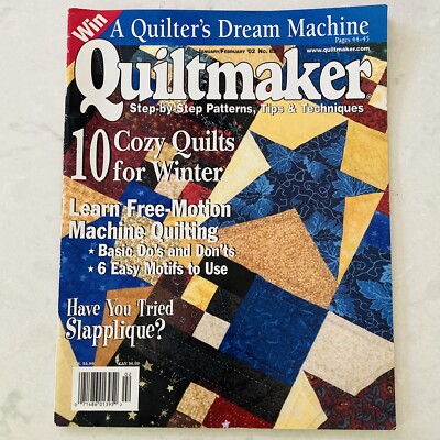 QUILTMAKER Magazine Issue No. 82 January / February 2002