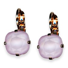 Mariana Earrings My Treasures Coll. Lovely Powder Rose Austrian Crystals