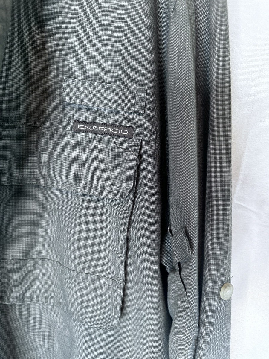 Chemise Ex Officio Buzz Off Anti-moustiques - Homme XL - Verte, Manches Longues (occasion)