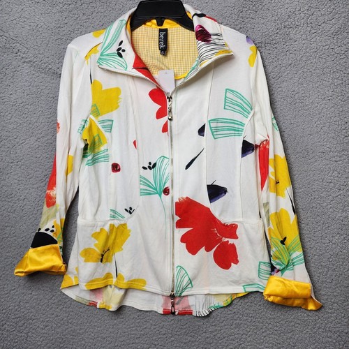 BEREK Jacket Womens Medium Ray of Sunshine NWT Long Sleeve Zip-Up